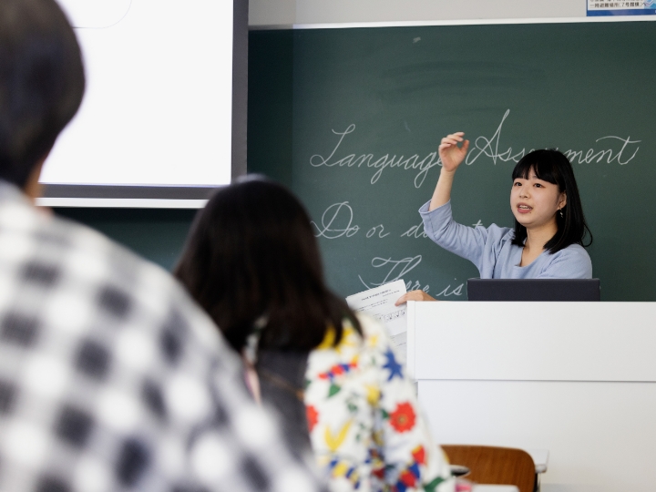 専門科目の多くが対象となる「英語開講科目」